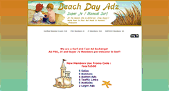 Desktop Screenshot of beachdayads.info