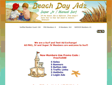 Tablet Screenshot of beachdayads.info